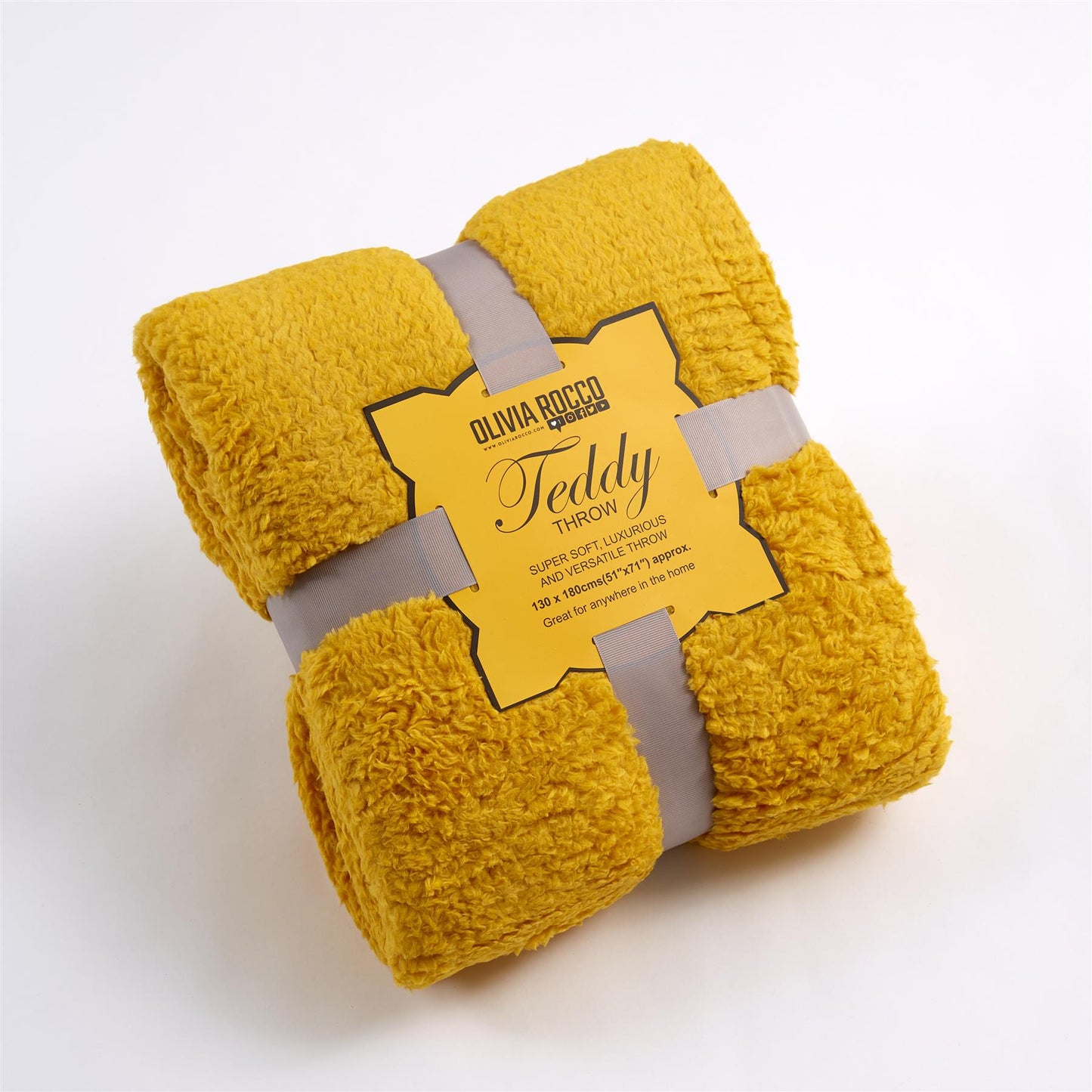 Sherpa Teddy Fleece Throw