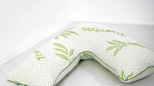 Bamboo Memory Foam V-Shaped Support Pillow