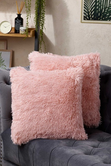 Long Pile Cuddly 18" Cushion Cover
