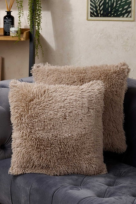 Long Pile Cuddly 18" Cushion Cover