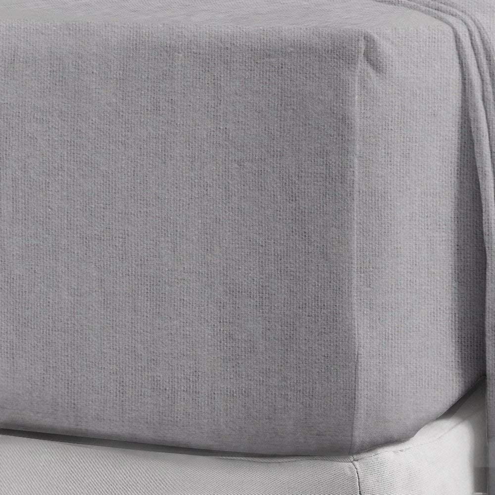 Flannelette Fitted Sheet Soft & Cosy Brushed Cotton - Various Colours