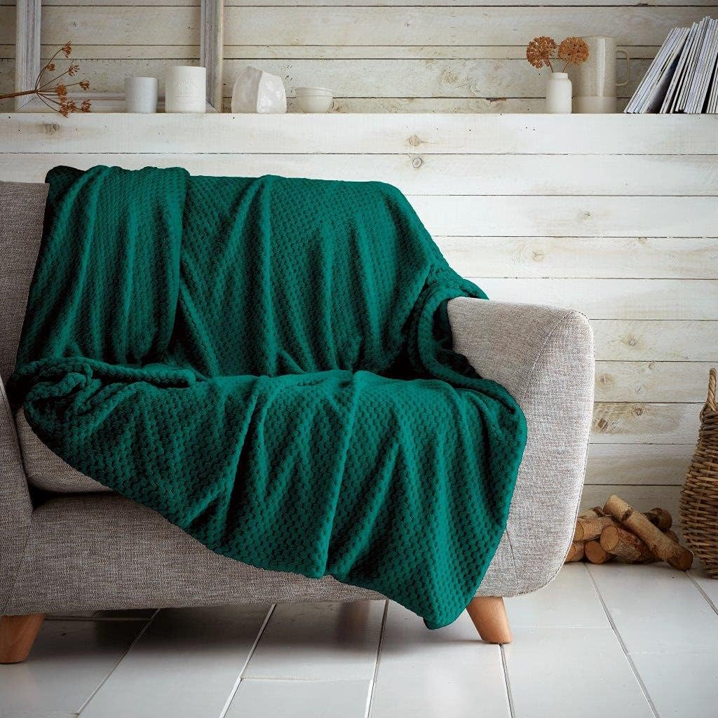 Luxury Popcorn Waffle Blanket Assorted Large or Extra Large