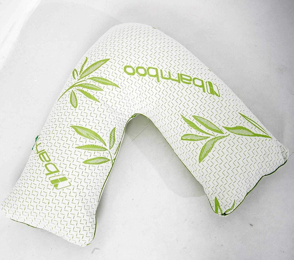 Bamboo Memory Foam V-Shaped Support Pillow