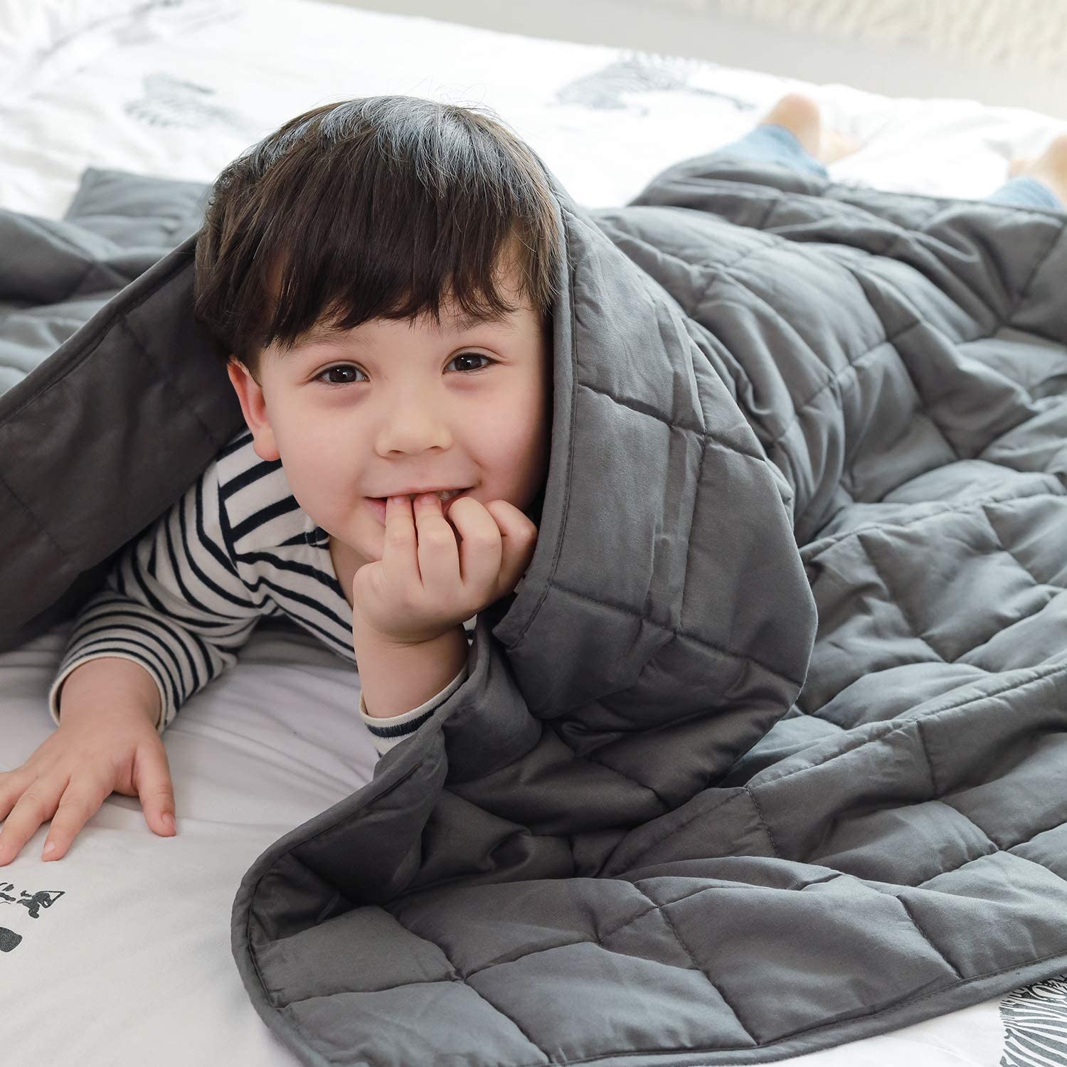 Kids Weighted Blanket 2.27kg Grey – Signature Textiles