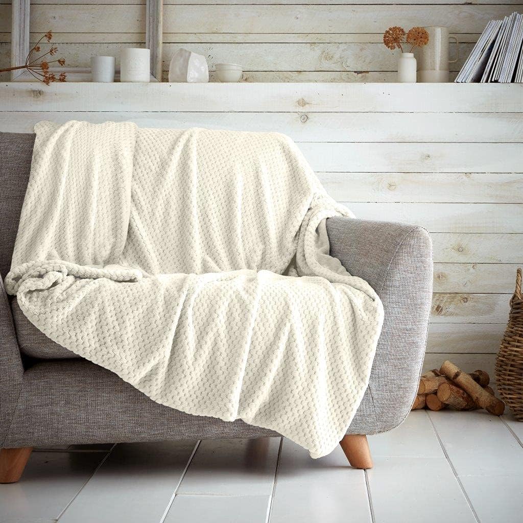 Luxury Popcorn Waffle Blanket Assorted Large or Extra Large