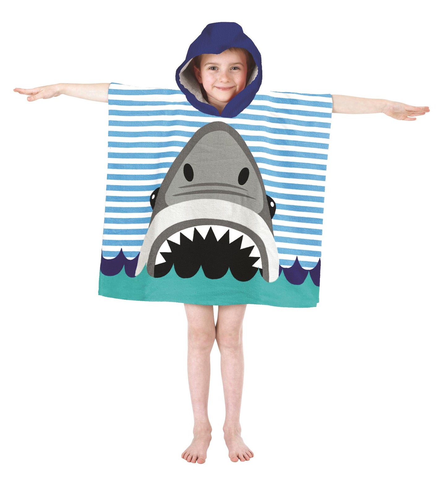 Microfibre Kids Hooded Poncho