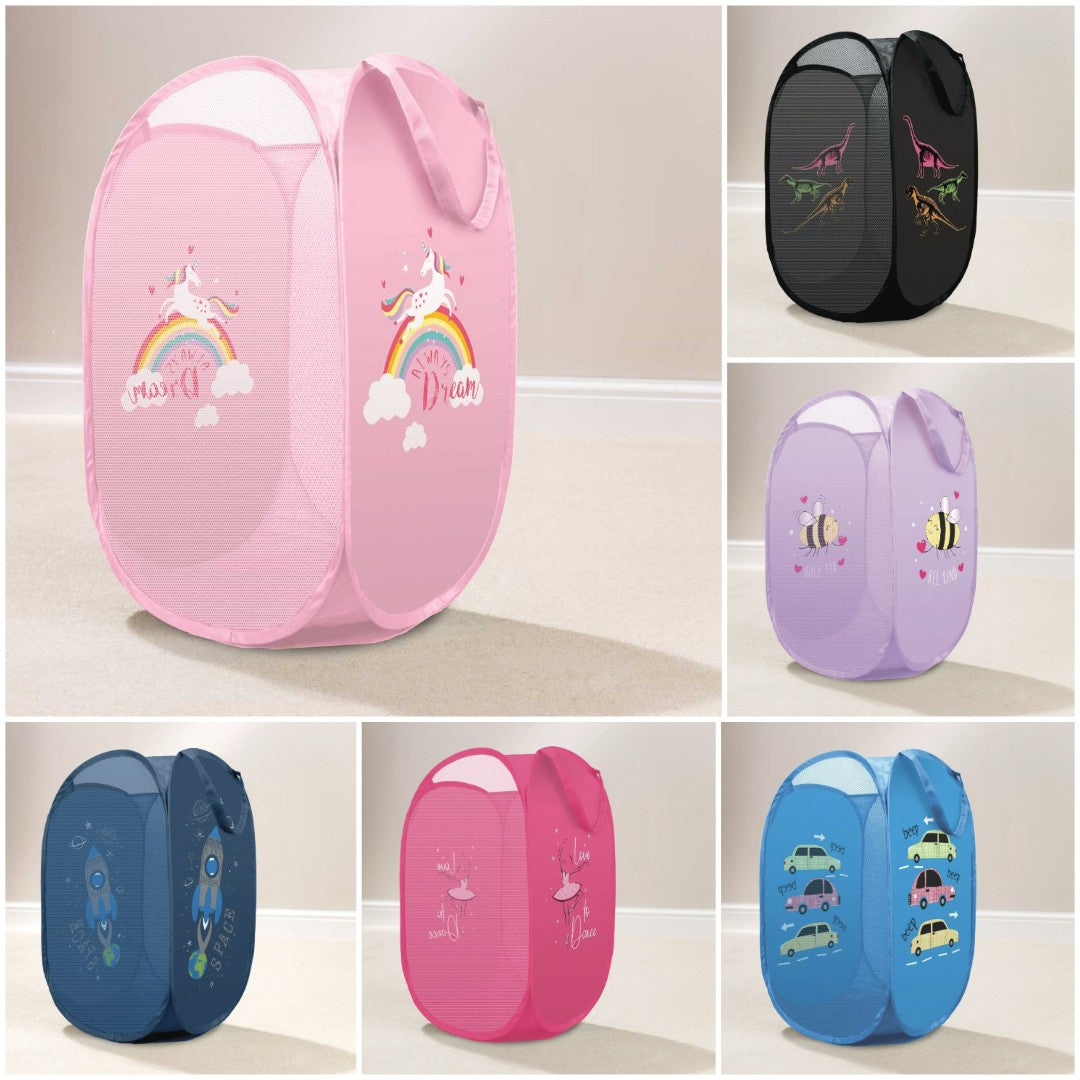 Pop-Up Kids Laundry Basket