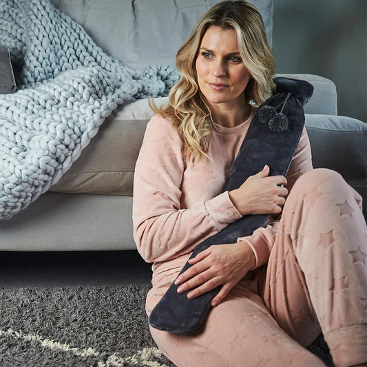 Soft Touch Extra Long Hot Water Bottle