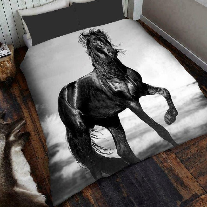 Horse Faux Fur Super Soft Throw