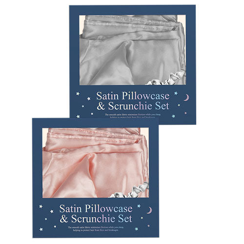 Satin Pillowcase & Scunchie Gift Set
