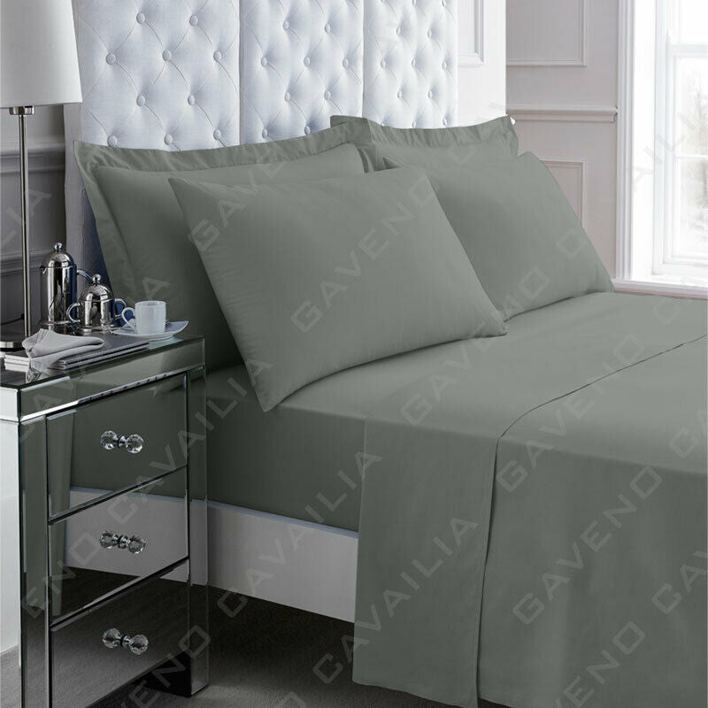 Easycare Percale Flat Sheet - Various Colours