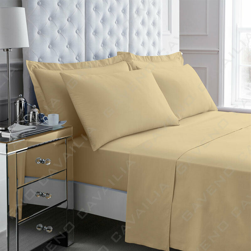 Easycare Percale Extra Deep Fitted Sheet 40cm - Various Colours