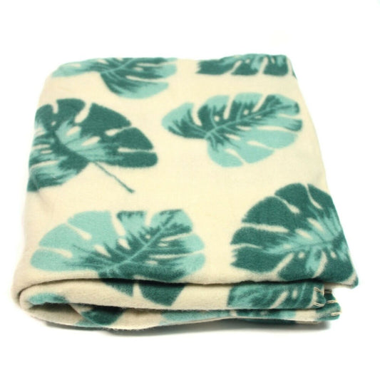 Jungle Palm Fleece Throw