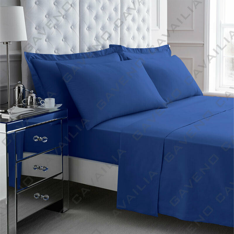 Easycare Percale Flat Sheet - Various Colours