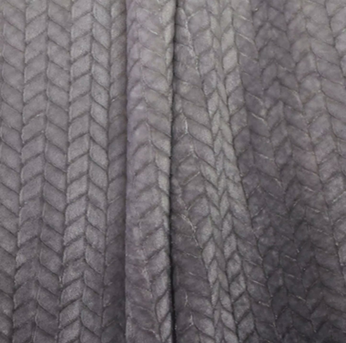 Ombre Chevron Soft Fleece Throw Charcoal