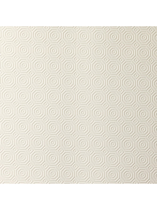 Embossed Geometric Table Protector Cream