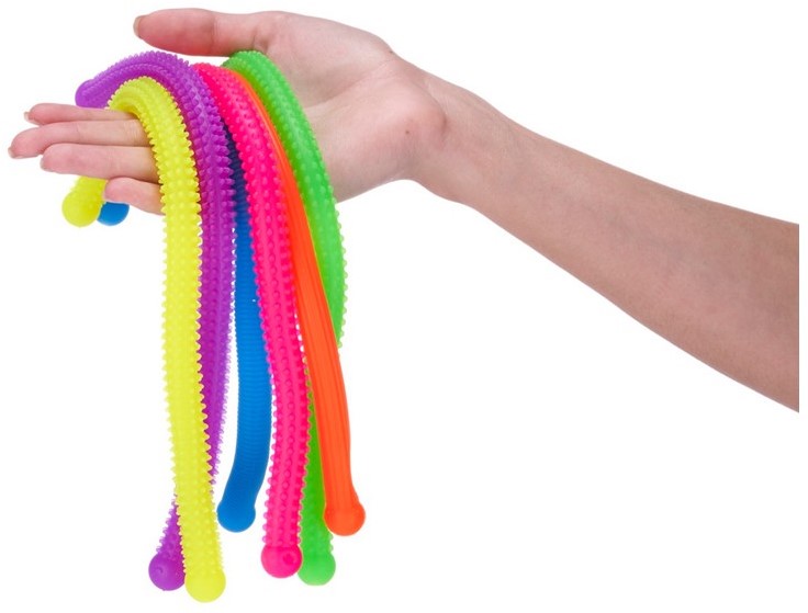 Stretchy Textured Sensory Noodles