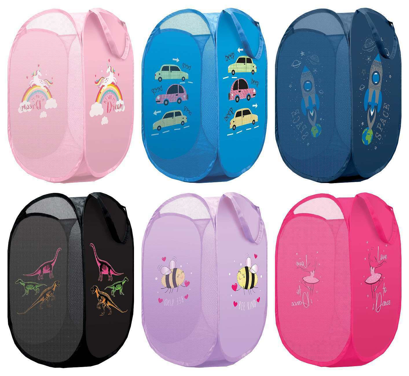 Pop-Up Kids Laundry Basket