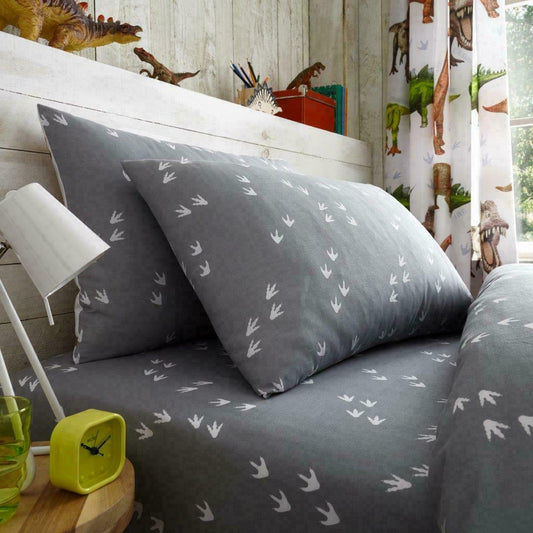 Roar! Dinosaur Reversible Kids Single Duvet Cover & Pillowcase