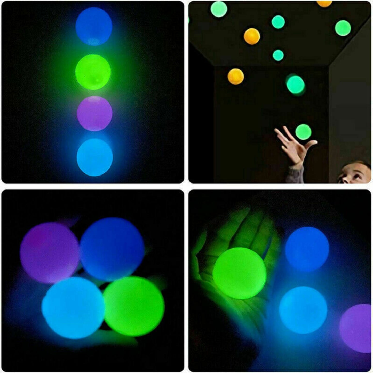 Glow In The Dark Globbles 4pcs