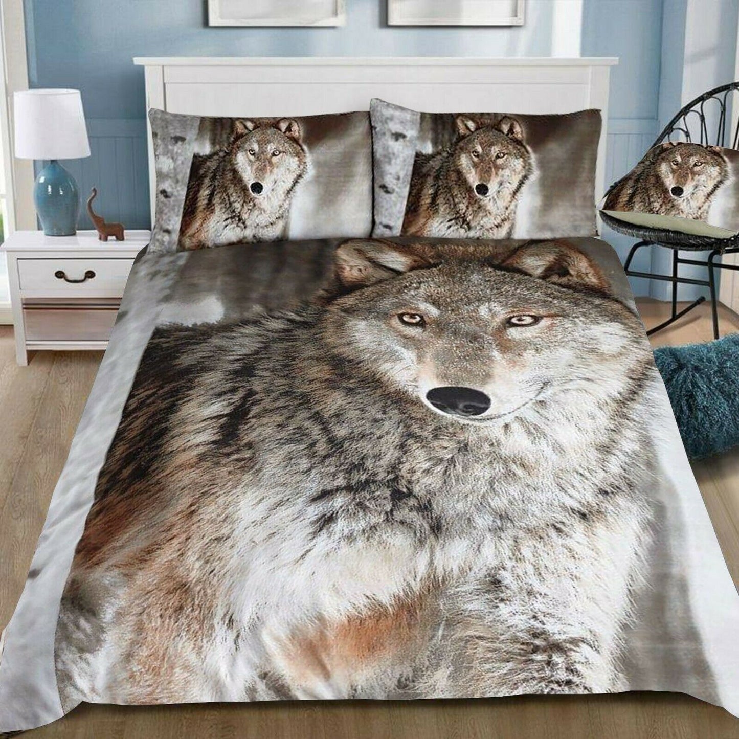 Wolf 3D Wild@Heart Duvet Set