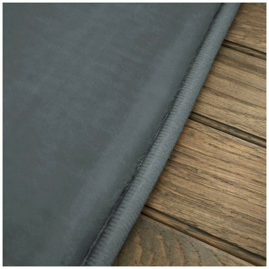 Velvet Rug Charcoal