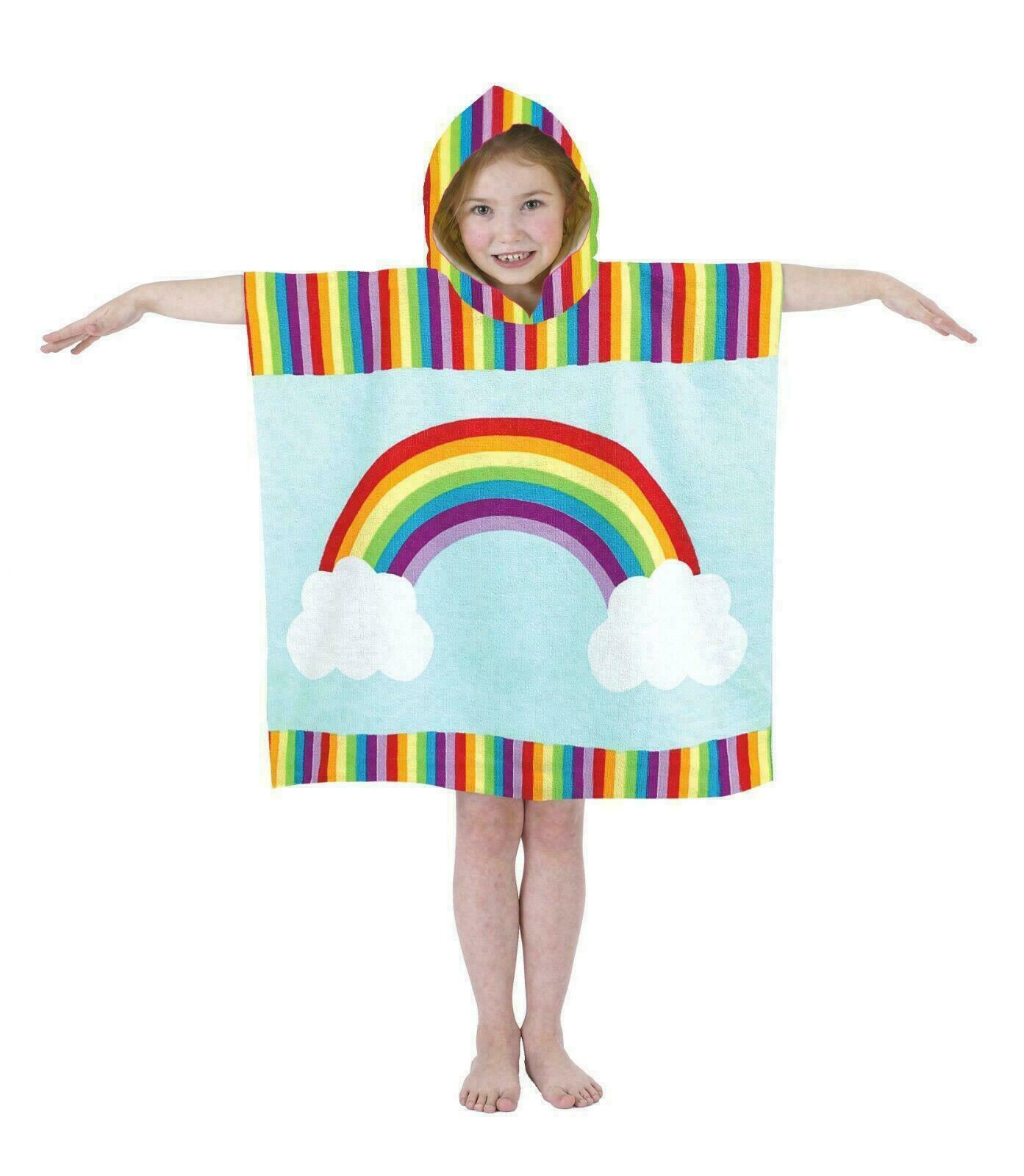 Microfibre Kids Hooded Poncho