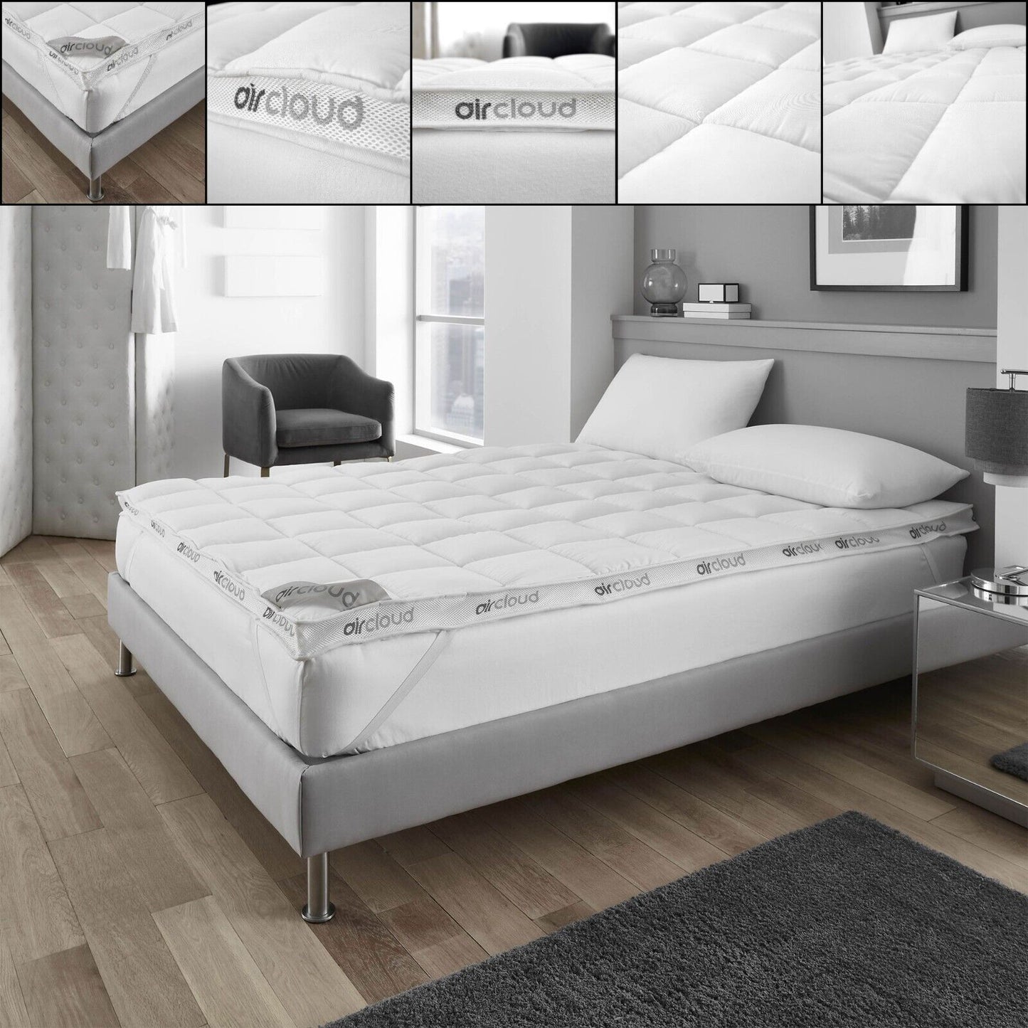 Original Aircloud Extra Deep Quilted Mattress Topper