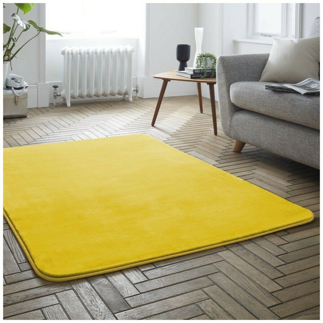 Velvet Rug Ochre