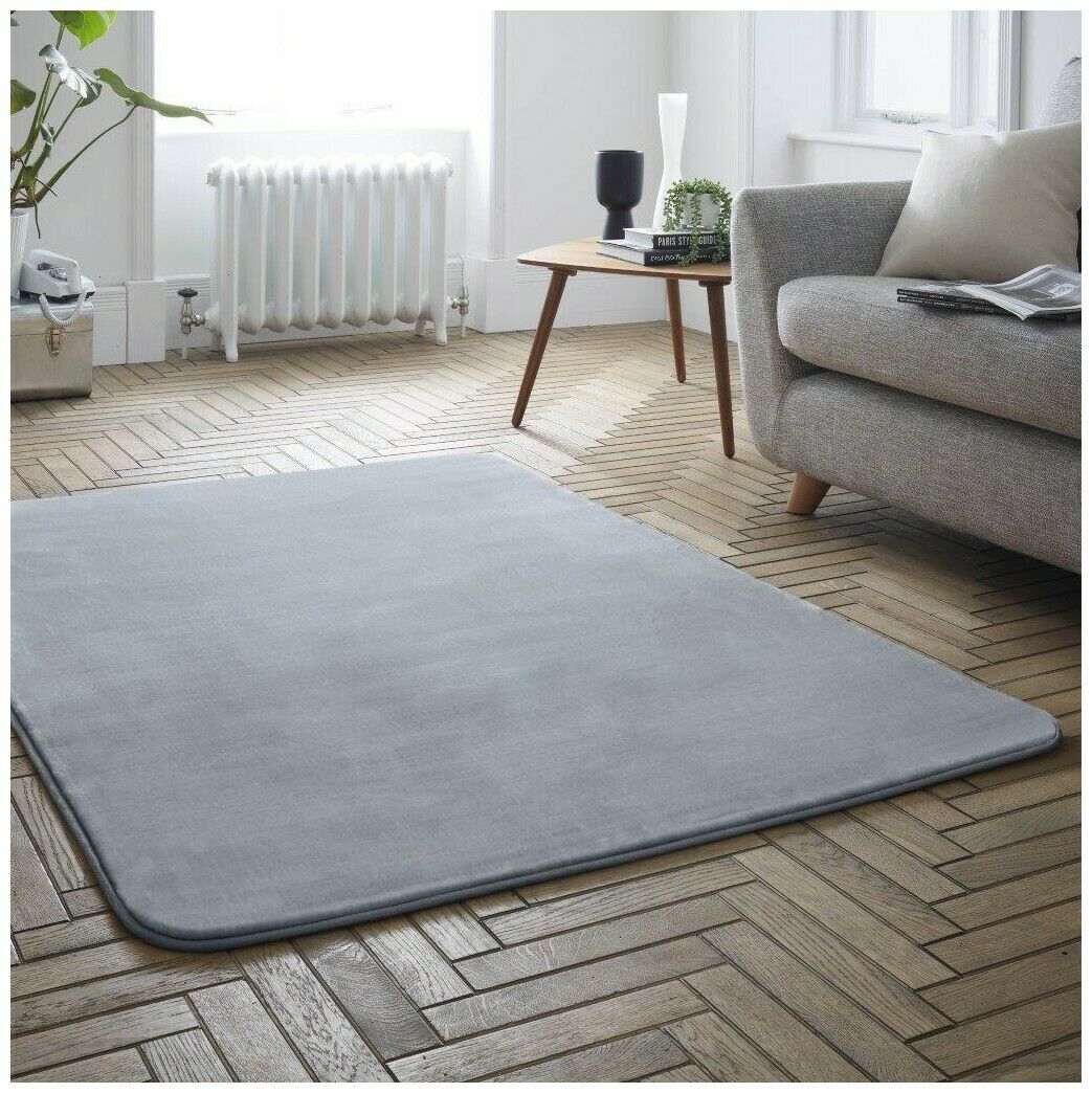 Velvet Rug Silver