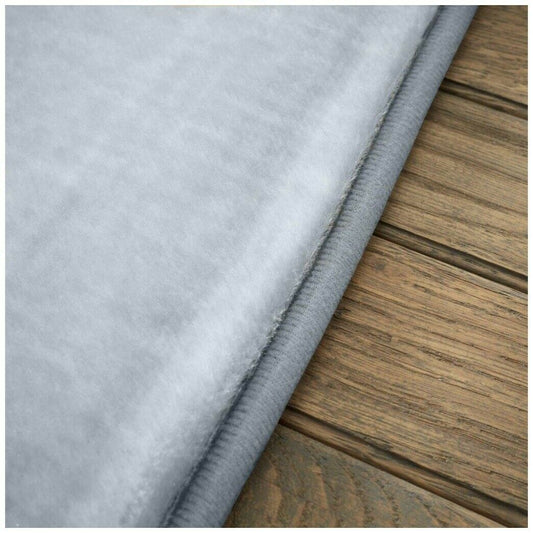 Velvet Rug Silver