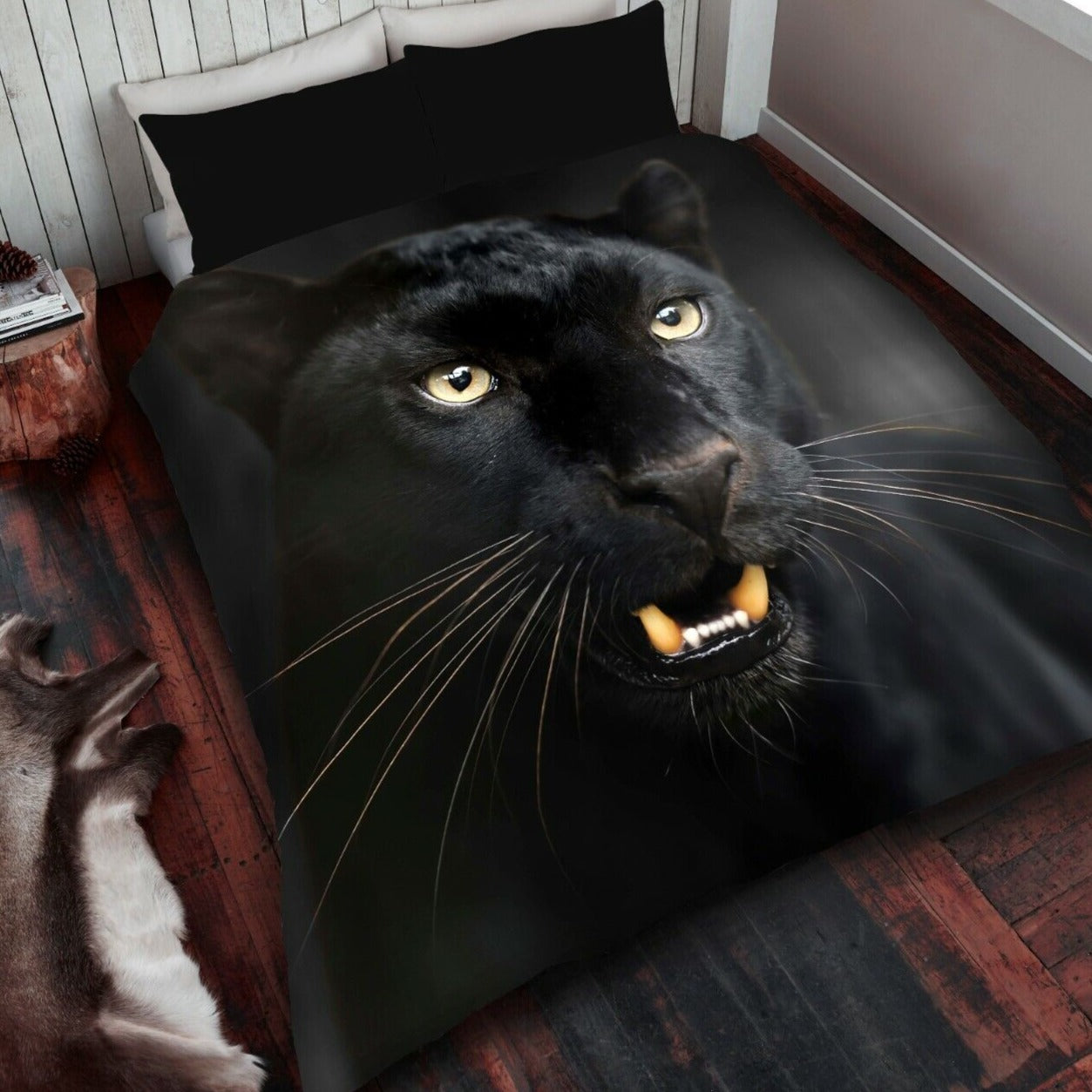Panther Faux Fur Super Soft Throw