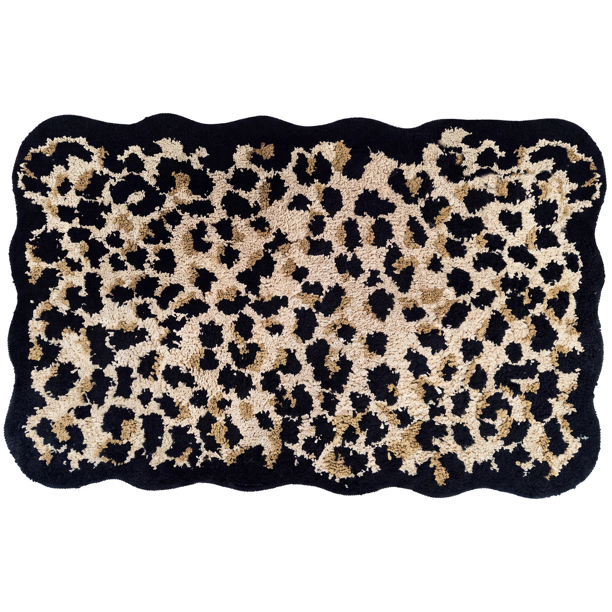 Leopard Print Design Bathroom Rug Bath Mat 50x80cm