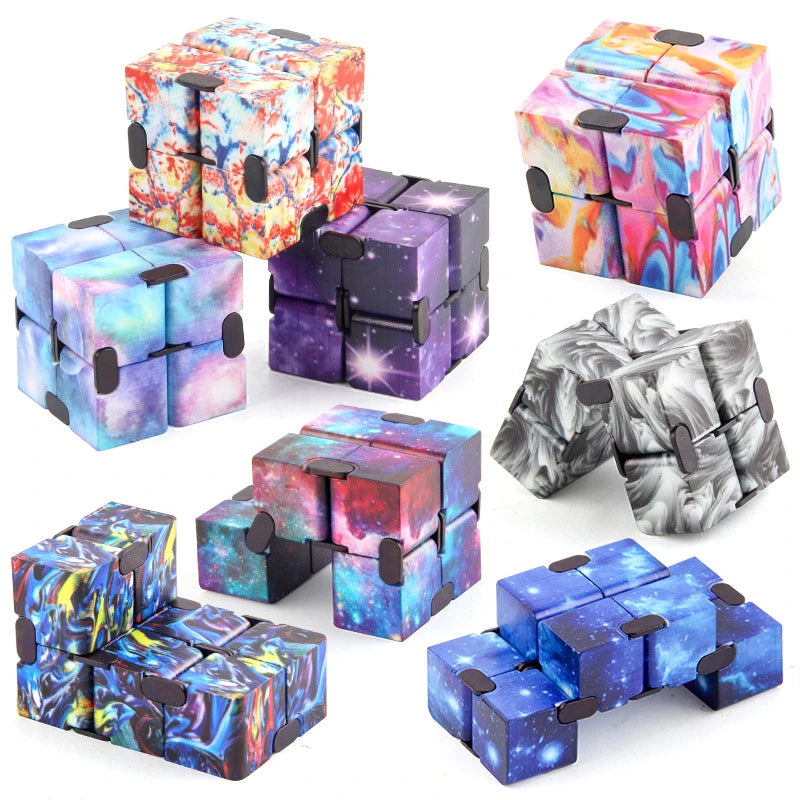 Galaxy Tie-Dye Infinity Cube Immensity Fidget