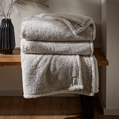 Sherpa Teddy Bear Throw