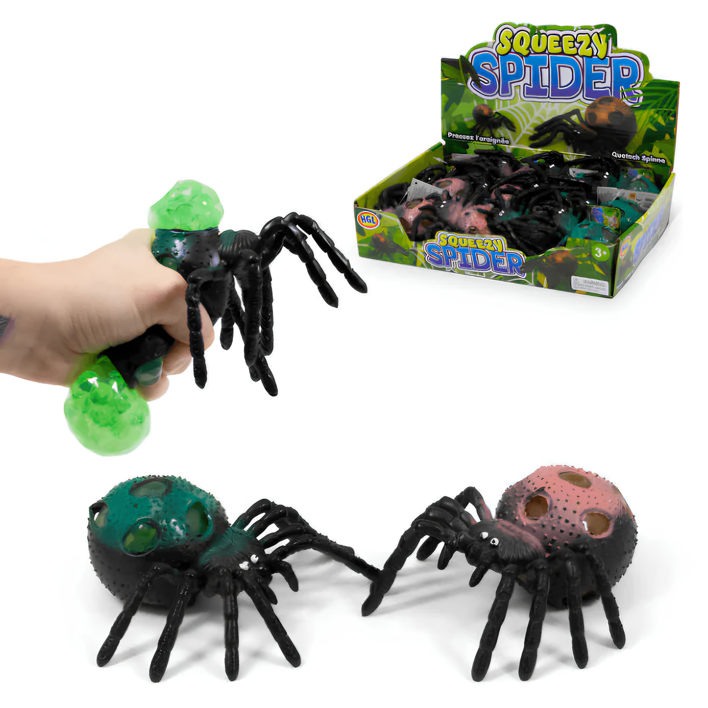 Gory Squishy Bead Ball Spider Sensory Toy