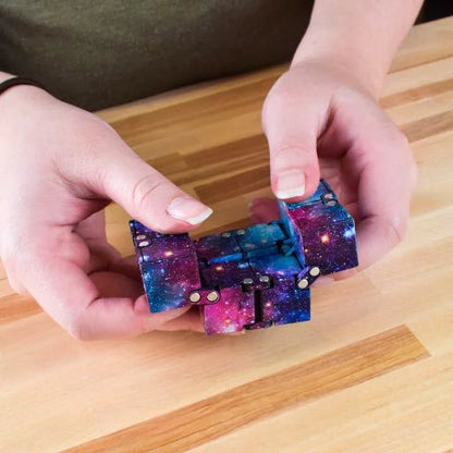 Galaxy Tie-Dye Infinity Cube Immensity Fidget