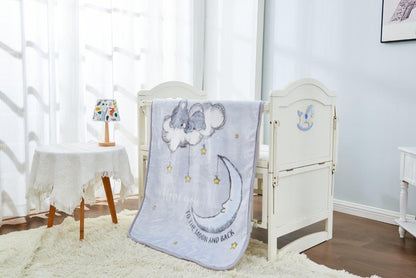 Teddy Bear Love Soft Fleece Baby Blanket