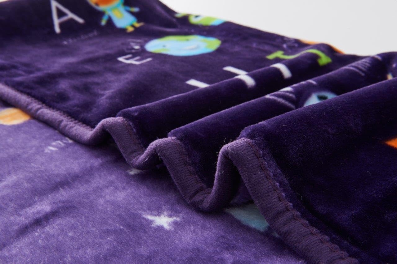 Outer Space Soft Fleece Baby Blanket