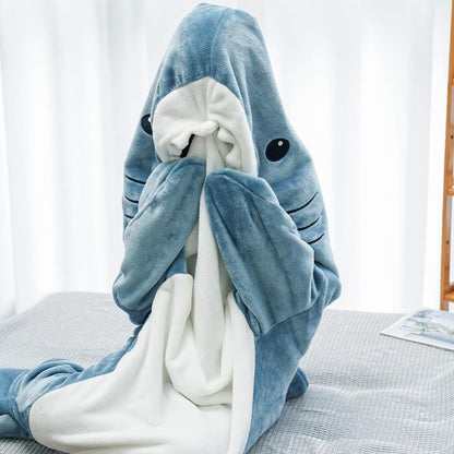 Shark Hoodie Wearable Blanket