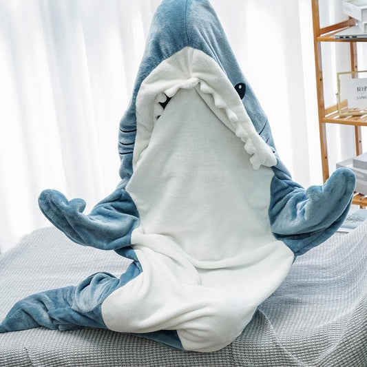 Shark Hoodie Wearable Blanket