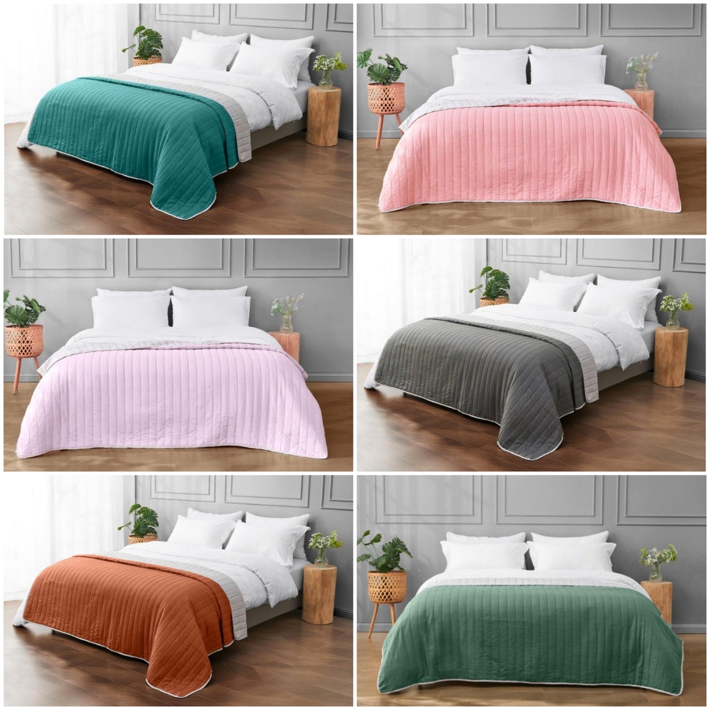 Pinsonic Throw Quilted Bedspread