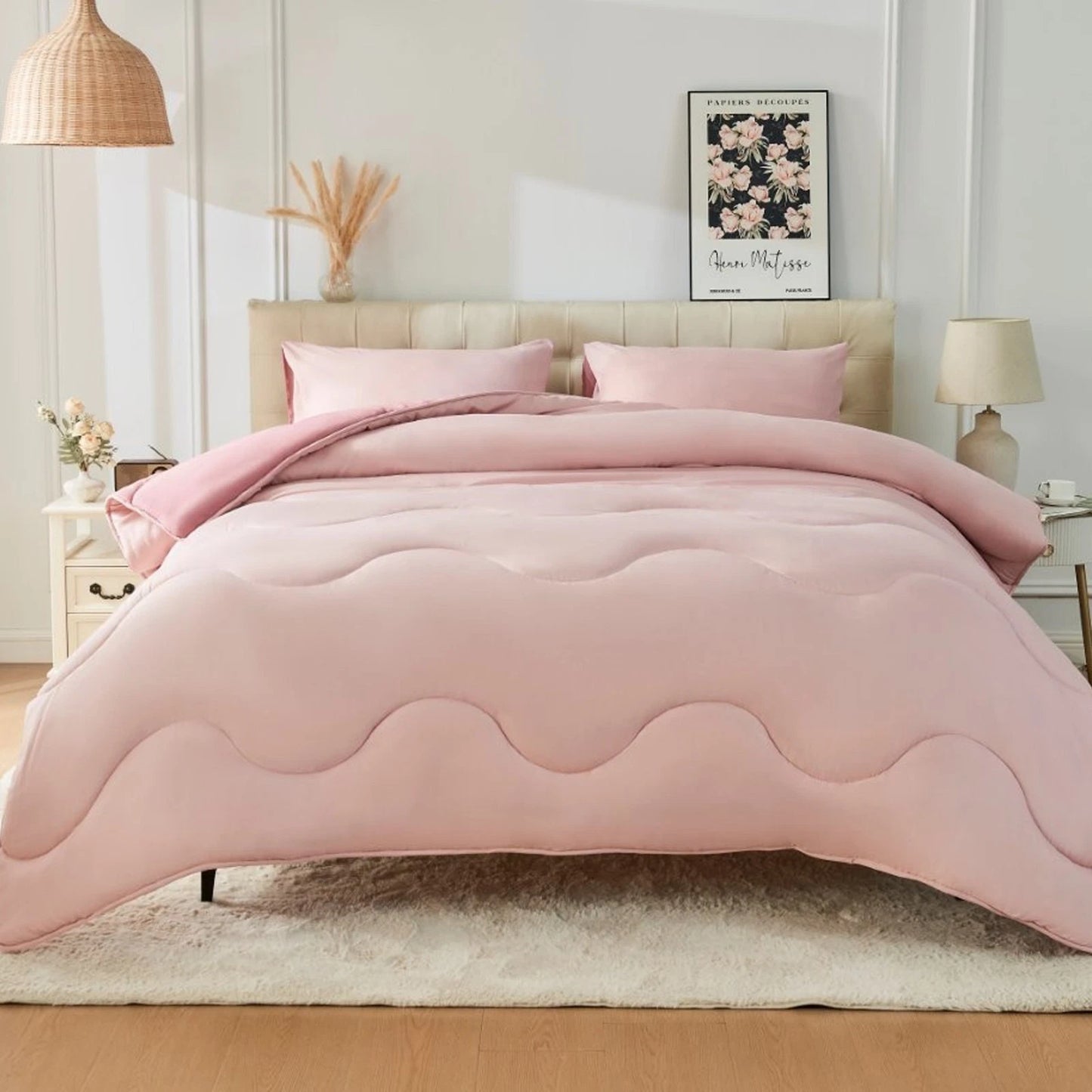 Coverless 10.5 Tog Reversible Wave Duvet