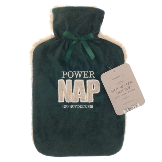 Power Nap Sherpa Back Fleece 2L Hot Water Bottle