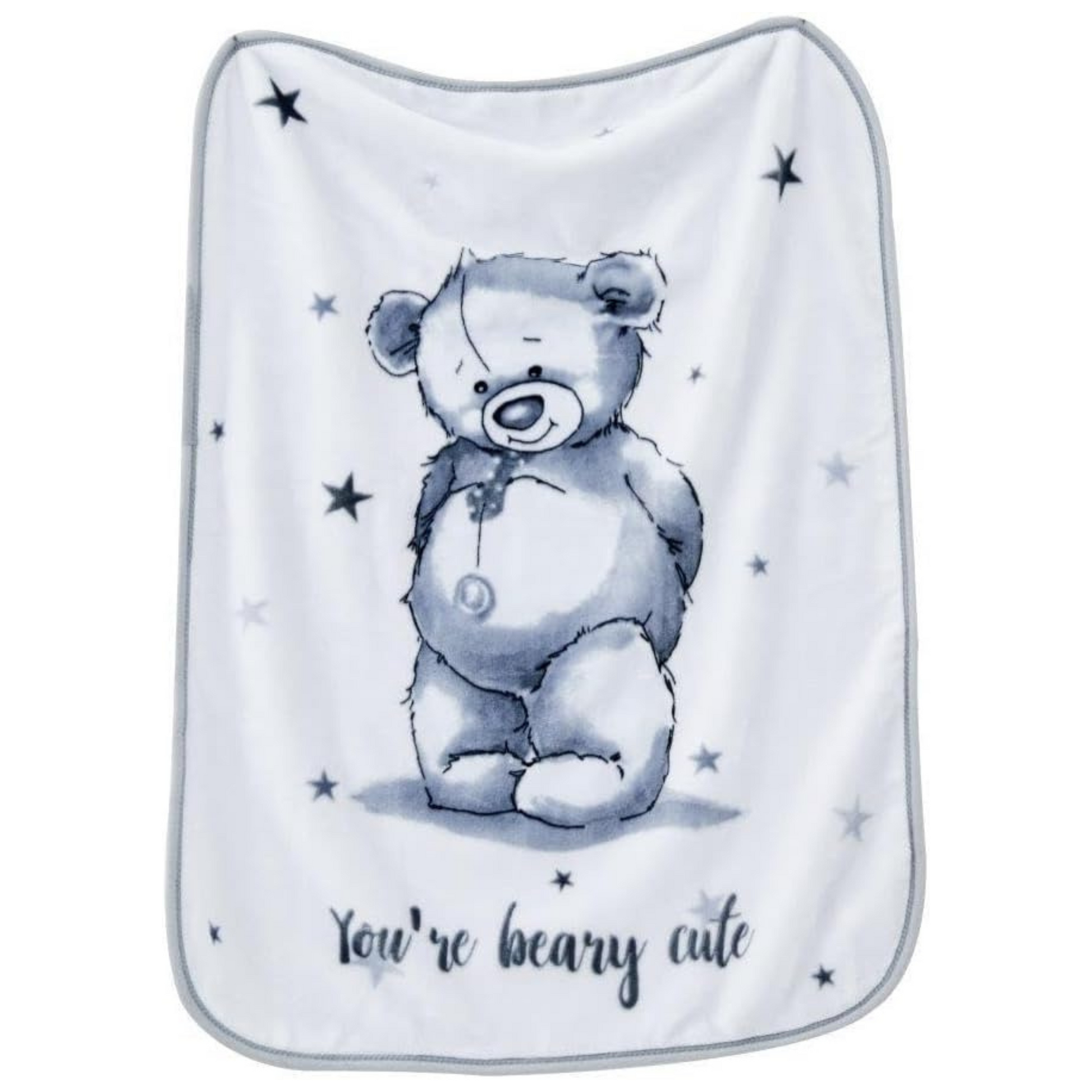 Teddy Bear Soft Fleece Baby Blanket Signature Textiles