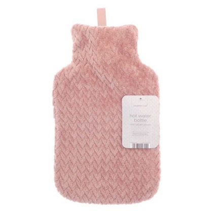 2L Hot Water Bottle with Soft Plush Cover