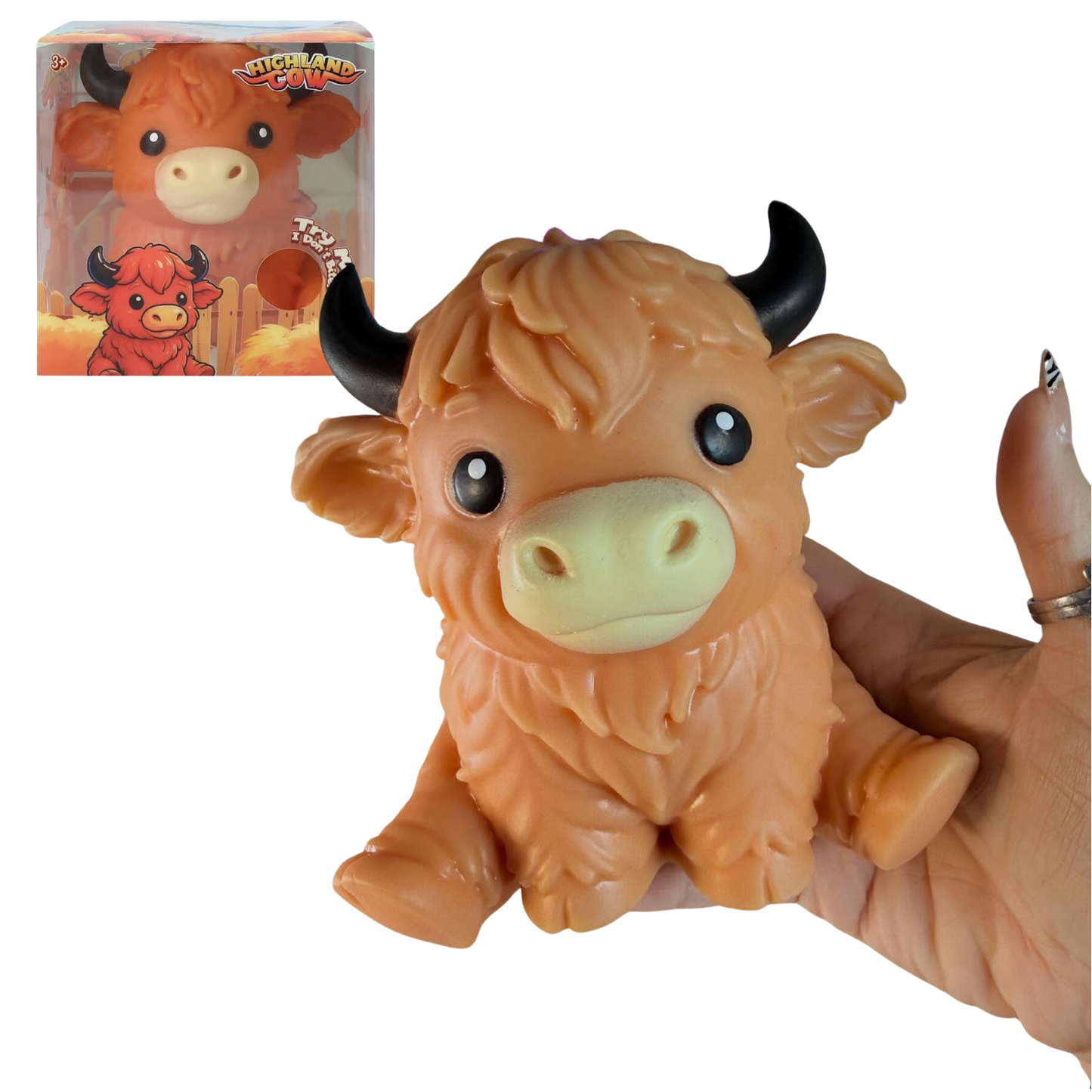 *NEW* Jumbo Squishy Highland Cow