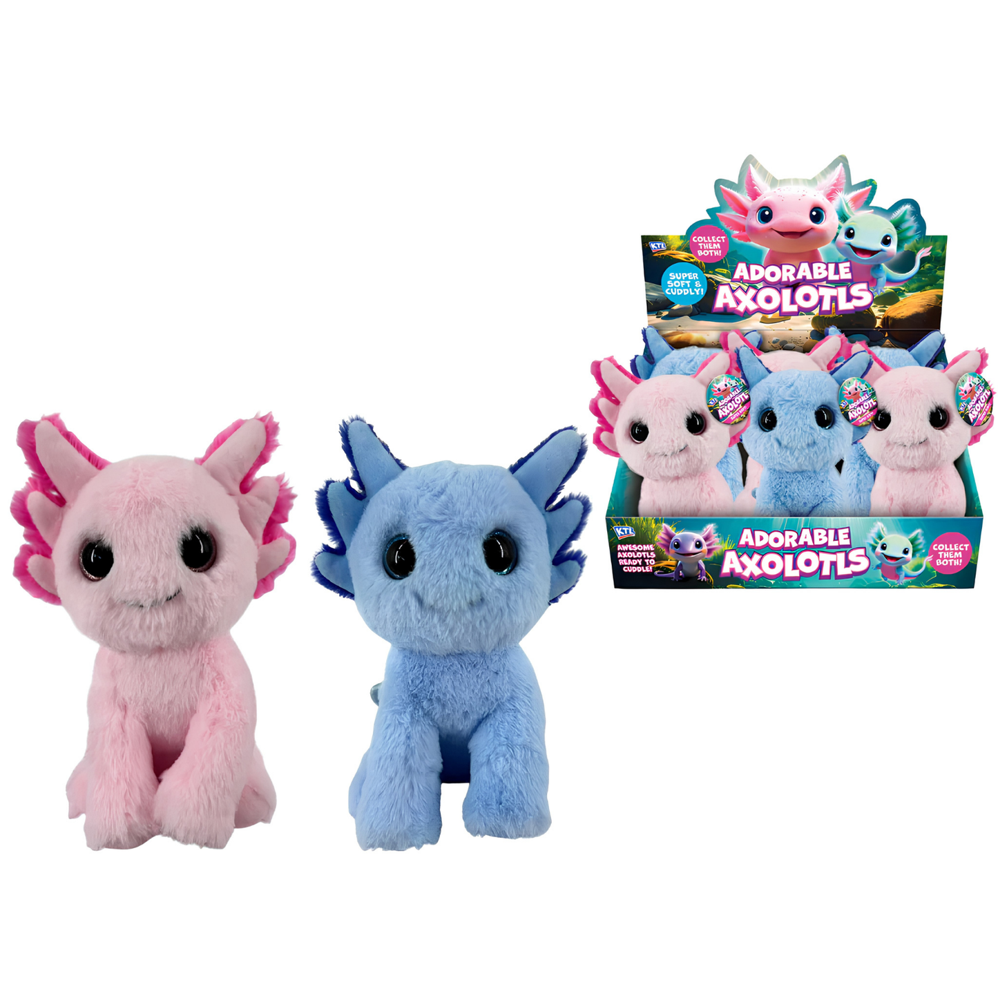 *NEW* KTL Adorable Axolotl Plush Teddy 20cm