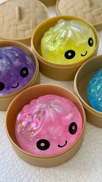 *NEW* Mini Mystery Squishy Dumpling Glitter Edition - Assorted