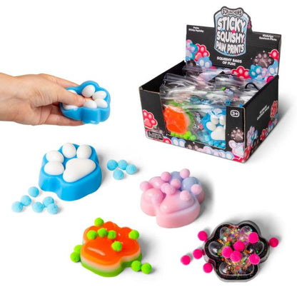 *NEW* Scrunchems Sticky Squishy Paw Print Taba